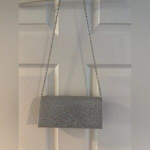 Jessica‎ McClintock Elegant Silver Evening Clutch